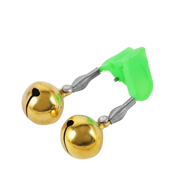 20 stk. Nattfiske Stang Bait Alarm Bell, Med Twin Bells Ring Fiske Bite Alarm Indikator Bærbar Fiske Tilbehør Bait Alarm Bell Gul