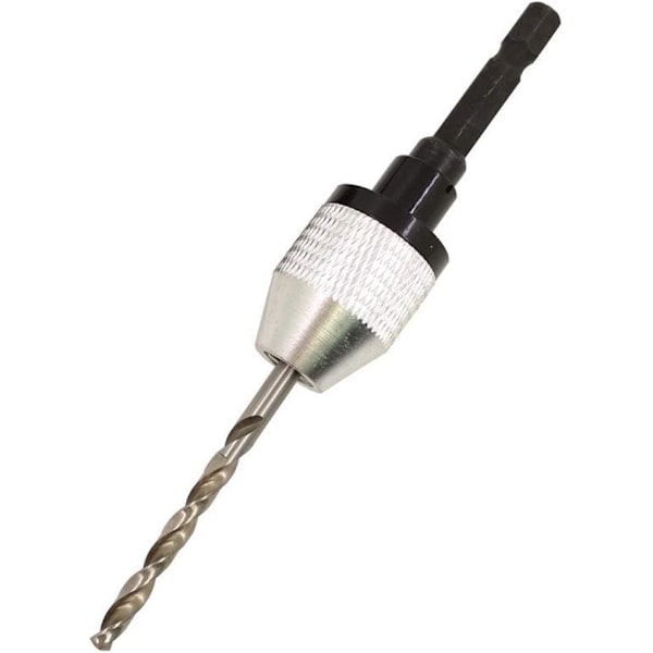 2 st 6,5 mm nyckellös borrchuck nyckellös chuck snabbväxlingsadapter omvandlare hylsa 0,3~6,5 mm