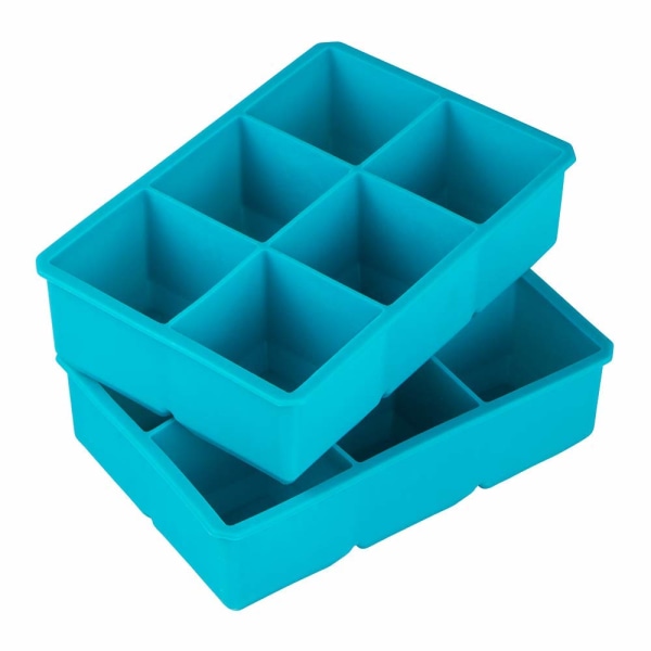 2 x 2\" 5cm store isformer for whisky, cocktails, drikke osv.