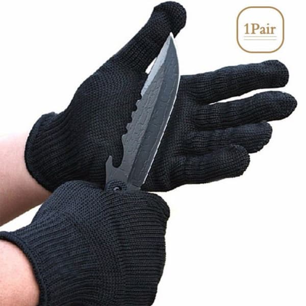1 Heavy Duty Rustfrit Ståltrådsnet 3 Skærefaste Handsker Til Skæring Kødforarbejdning Skæring