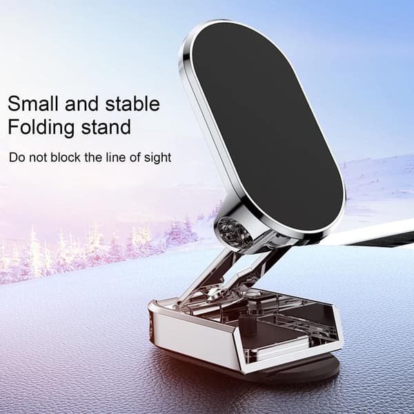 Foldbar magnetisk telefonholder til bil