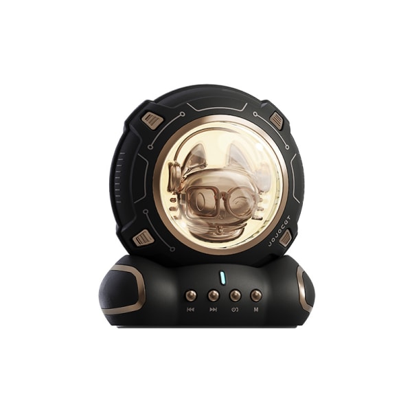 Luova astronautti langaton bluetooth-kaiutin mini kannettava matkapuhelin subwoofer ulkoilma pieni audio musta
