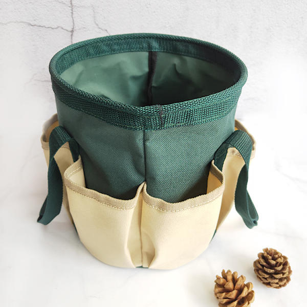 6 Oxford Utility Skuldertasker Bundle Bag Toolkit Gjenbrukbar Innendørs og Utendørs Hageverktøyholder Oppbevaringspose, 19 * 21.5c