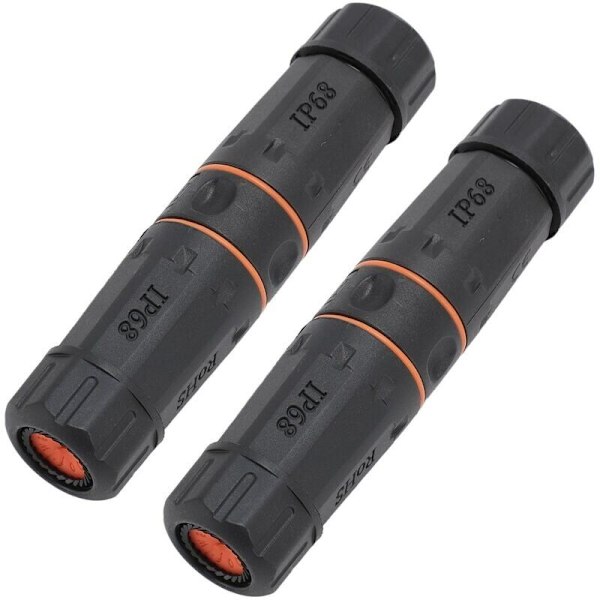 Vanntett RJ45-kobling, skjermet hun til hun Ethernet-kobling, IP68 Ethernet utendørs LAN-kabelkontakt for CAT6A Ethernet-kabel