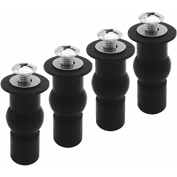 Toalettsitsfäste, 4-delars toalett-till-toalett-fästförlängningsbultar, 304 rostfria toalettskruvar, toalettlockfixering (4017mm)