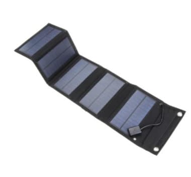 5V 15W USB solcellsladdare bärbar solcell vattentät solbatteriladdare solpanel USB Power Bank med 5 solpaneler d