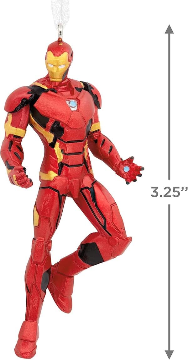 Marvel Iron Man joulukoriste, 1,5 x 3,25 x 0,88 tuumaa