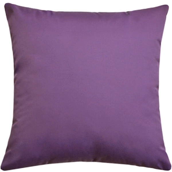 2 stk. pudebetræk 60x60 cm i 100% bomuld druefarve