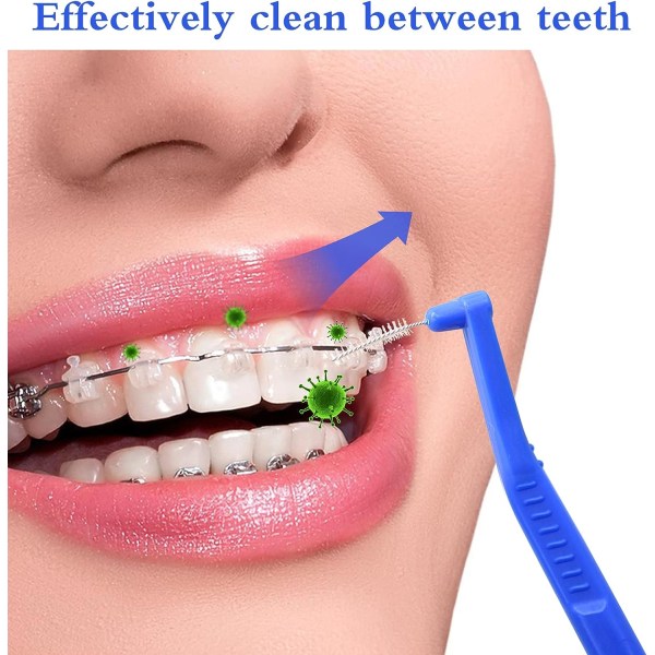 20 stk Interdental børster Oral Dental Hygiene Floss Brush Dental