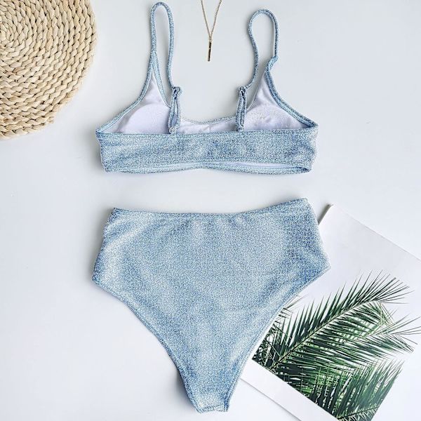 Bikiniset för kvinnor, tvådelad baddräkt