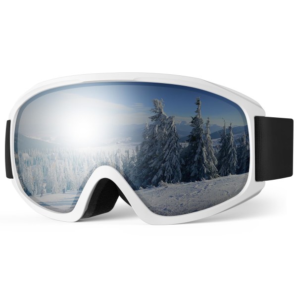 Utendørs sportsskibriller/snowboardbriller for menn, kvinner og tenåringer, anti-dugg UV-beskyttelse snøbriller