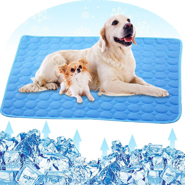 Koiran jäähdytysmatto Sleeping Jäähdytystyyny Pestävä Ice Silk Cool Blank