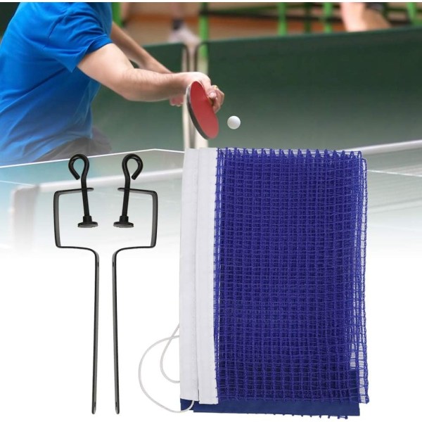 180cm Ping Pong Net, Bærbar Bordtennis Net Enkelt Ping Pong Net Polyester Tennisbord Ping Pong Net med Metallstativ Sportsutskiftningstilbehør