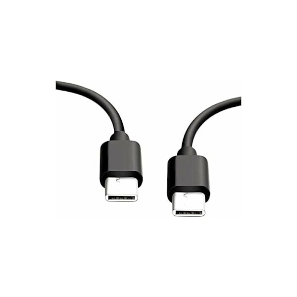 Hurtiglader 25W + USB-C USB-C kabel kompatibel med Samsung, svart