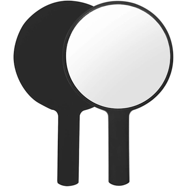 Håndspejle, makeupspejl, frisørspejl, professionelt bærbart spejl, rundt håndtagsspejl, alsidigt spejl til rejser, badeværelse, skrivebord, makeup