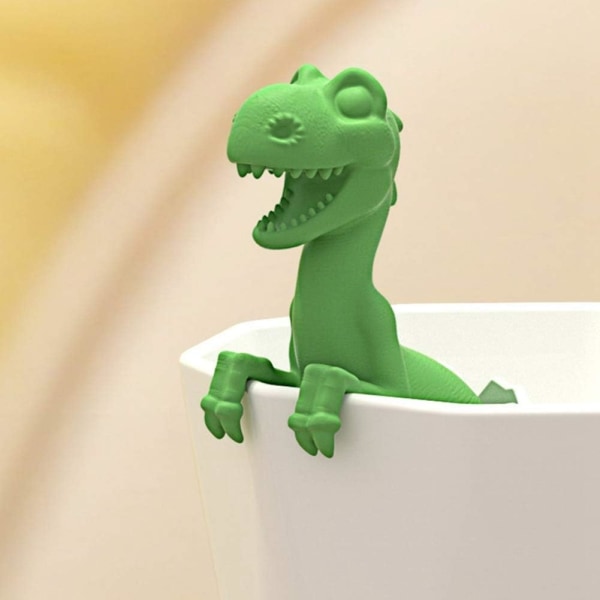 Dinosaur Te-si, Læk silikone Te-si Te-infuser Te-si Sjov Te Dinosaur Baby Food Grade Te Silikone Te-si Tepose