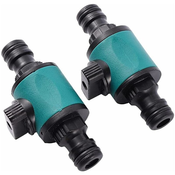 2 kappaletta 16 mm Drivet-putken pikaliitin 2-suuntaisella sulkuventtiilillä