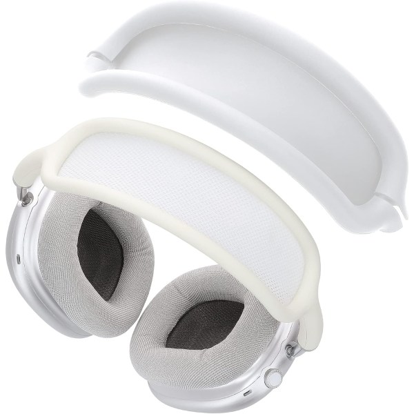 Apple Airpods Maxin kanssa yhteensopiva kuulokkeen cover - Silikonisuoja kuulokkeiden sangalle - valkoinen