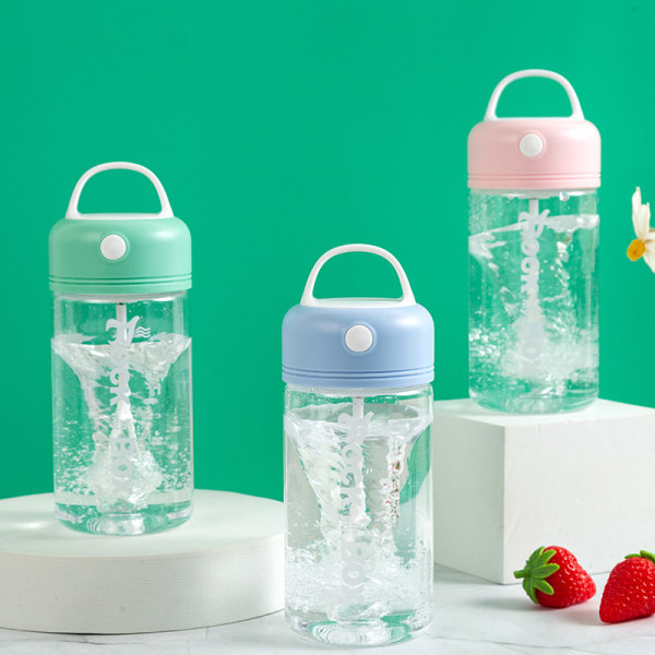 Rose Sports Shaker Cup Melk Kaffe Kopp Rom Automatisk Blanding Kopp
