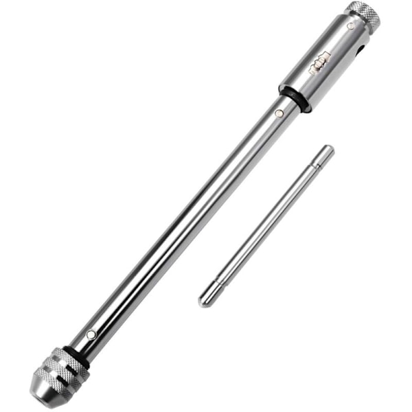 Gjengebakke Justerbar Gjengeholder Skralle Gjengebakke Håndtak for Metrisk M3-M8 Gjengekutter Skralle Gjengebakke 250mm (9.84-tommers) Kropp