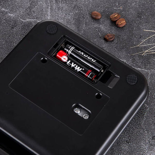 Vægt, Elektronisk Væg, 0,1/3000g Køkkenvægt Timing Kaffe Elektronisk Væg Køkken Mad Smykkevægt med Grøn LCD