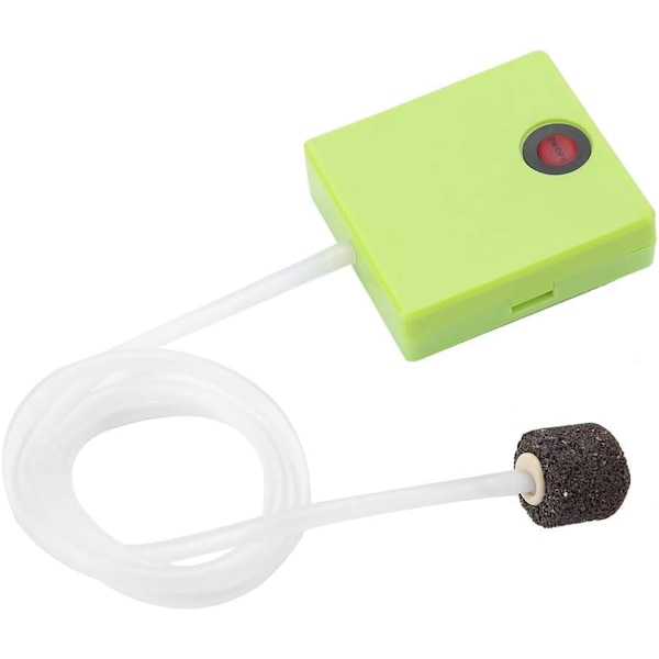Akvarieluftpump batteridriven bärbar luftpump med luftsten