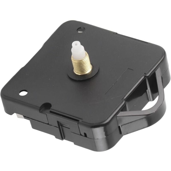 Stille Quartz Klokke Mekanisme, Lett og Holdbar Batteridrevet Klokke Enhet for Hjemmedekorasjon/Svarte Sekunder