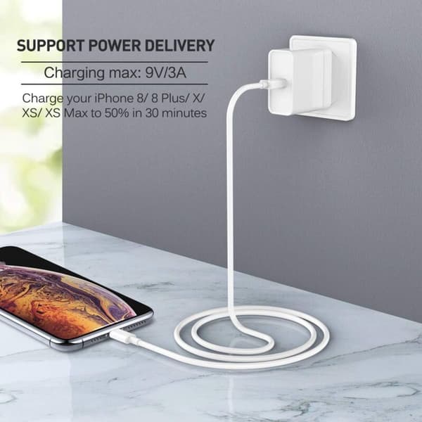 USB C till Lightning-kabel 2 meter Apple MFi-certifierad strömöverföring snabbladdningskabel för iPhone 12/12 Mini/12 Pro/12 Pro Max/11 Pro/11 Pro Max/