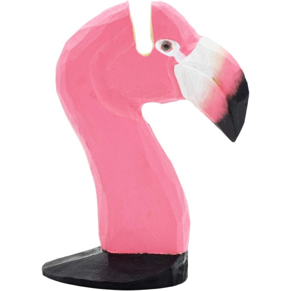 Utskårne brilleinnfatninger i form av et flamingo solglass