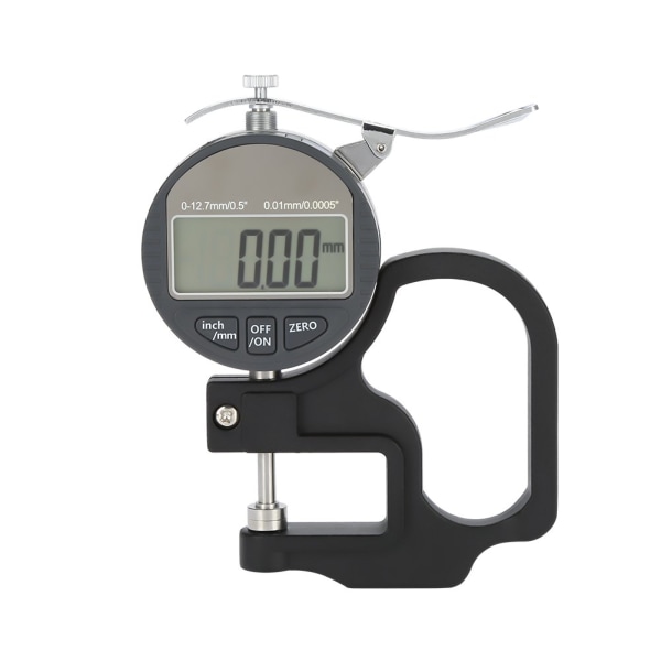 Digital tykkelsesmåler, digital displayprocent (nøjagtighed: 0,01 mm)