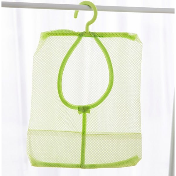 Grøn 3-pak multifunktions-klædningspose med bøjle, Mesh Sto