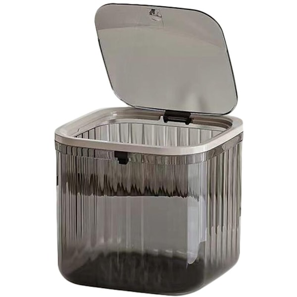 1 stk. mini bord skraldespand, bordspand, mini kontor skraldespand, højt udseende transparent skrivebord papirkurv, toiletbord, soveværelser, badeværelser