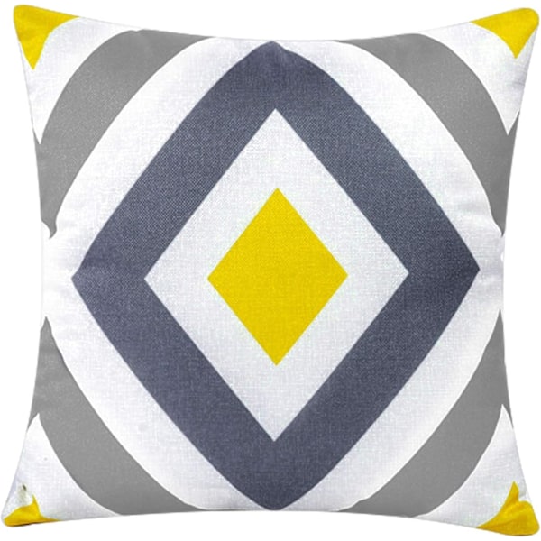 Kuddfodral 45 x 45 cm, set med 4 örngott Bomull och linne örngott Kuddfodral för trädgårdssoffa säng prydnadskuddar