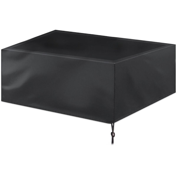 7ft Biljardbord Støvdeksel Vanntett Møbeldeksel Svart 225 x 116 x 82cm