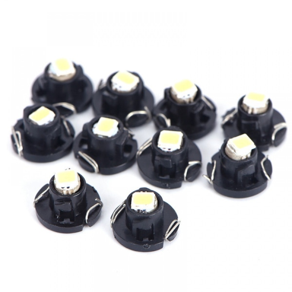 10ST T3 8mm GREED Wedge LED-lampa 1LED SMD1210 Chip 10LM Very Bri