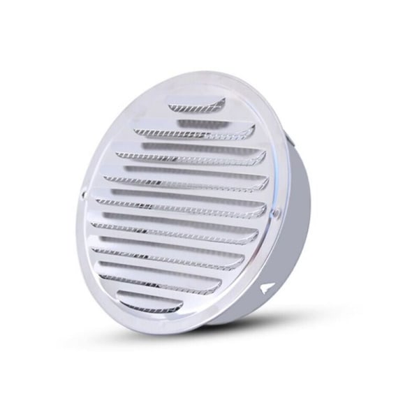 Lämplig för en 100 mm öppning, ventilationsgaller för kampanj - runt ventilationsgaller, ventilationsgaller i rostfritt stål med stickad ventilation