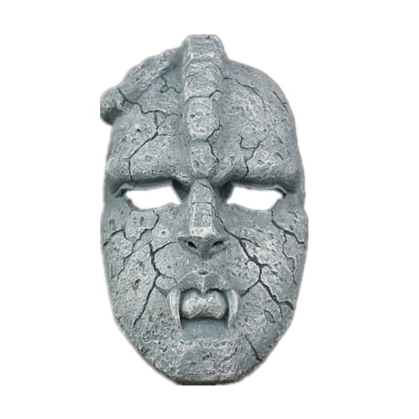 Stenspøgelsesmaske, der bæres på væggen, Halloween-horror og vidunderligt eventyr gargoyle stenharpiks stenspøgelsesmaske