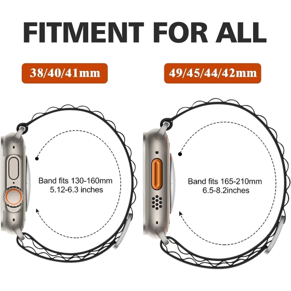 Sopii Apple Watch -rannekkeeseen 42/44/45/49MM