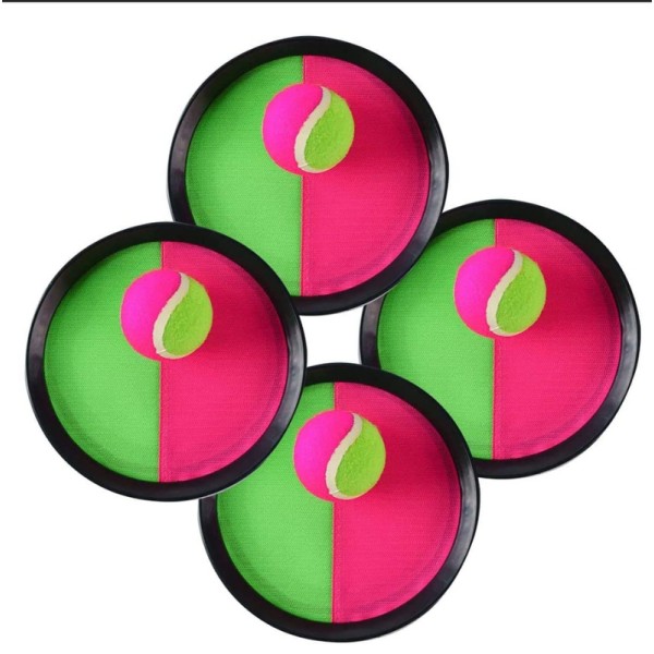 Catch Ball and Toss Game (15,5 cm), Disc Throwing Game Paddle Balls