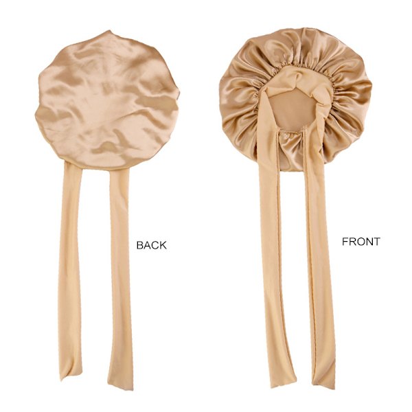 Rosa farge - Dusjhette for kvinner og jenter, gjenbrukbar, overdimensjonert, dobbelt vanntett, vaskbar, søt og myk, Stretch pannebånd farge rund hette solid c