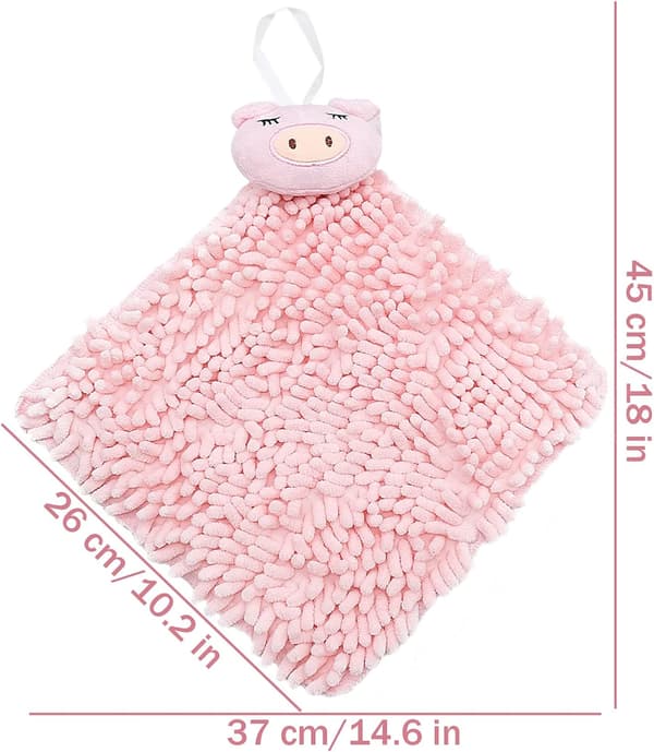 Chenille Handdukar 2-pack Chenille Handduk Mikrofiber Handdukar Handboll Hängande Handdukar för Kök