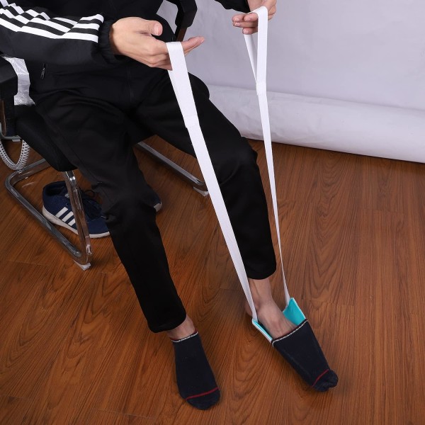 Sockhjälpmedel Sockassistent Strumppådragare för att ta på och ta av strumpor Slider Flexibel Strumppådragare Herrar Damer Äldre Handikappade Gravida Kvinnor Arth