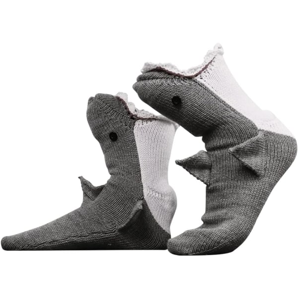 Personalized slipper socks, fun socks, knitted animal crocodile socks