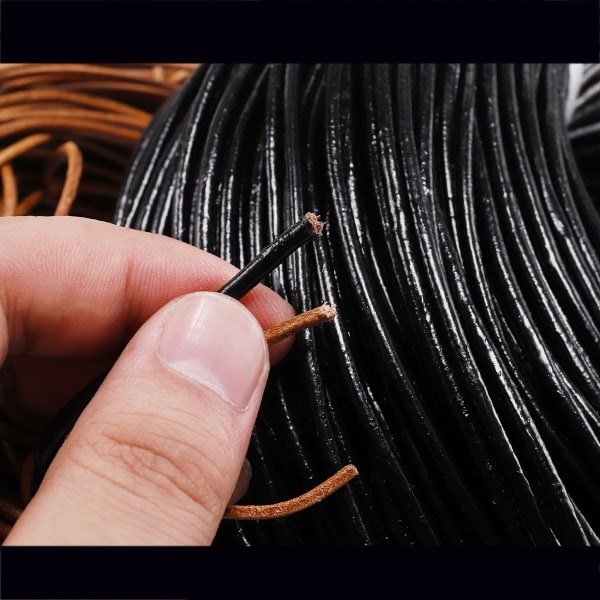 10 meter vaxad vaxad nylontråd rep snöre för DIY armband smycken tillverkning hantverk - Khaki
