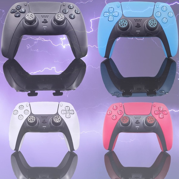 4 Thunder Caps tilbehør Thumb Grip PS4 PS5 tilbehør til PS5 Controller PS5 Controller Stick Joystick silikonespids til Xbox Series PS5 PS4 Cont