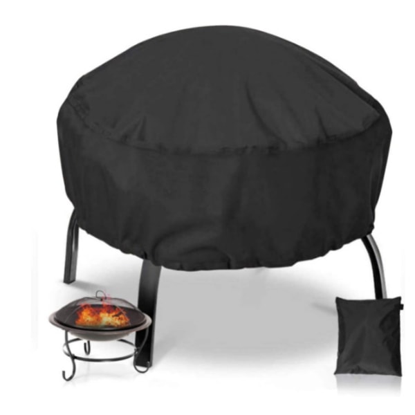 Fire Pit Cover Grill Cover BBQ Tarp Cover Fire Pit Cover Outdoor