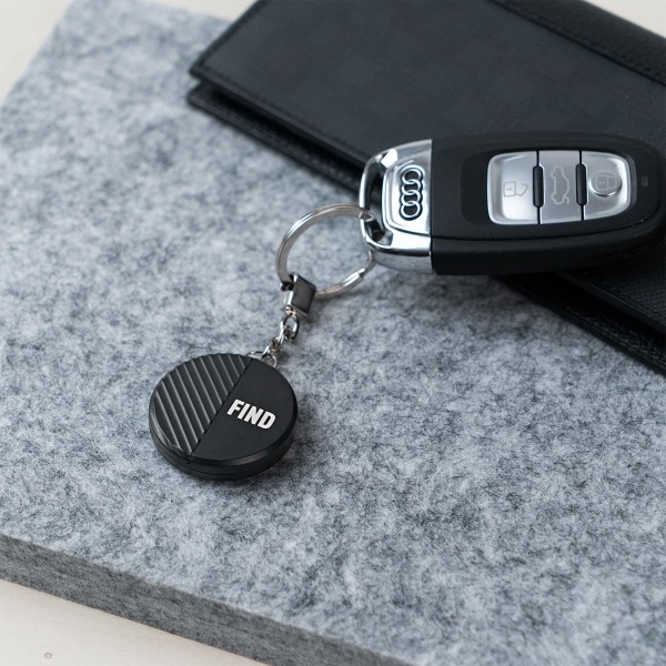 4 stk Bluetooth-sporingsenhet, nøkkelsøker med nøkkelring for nøkler
