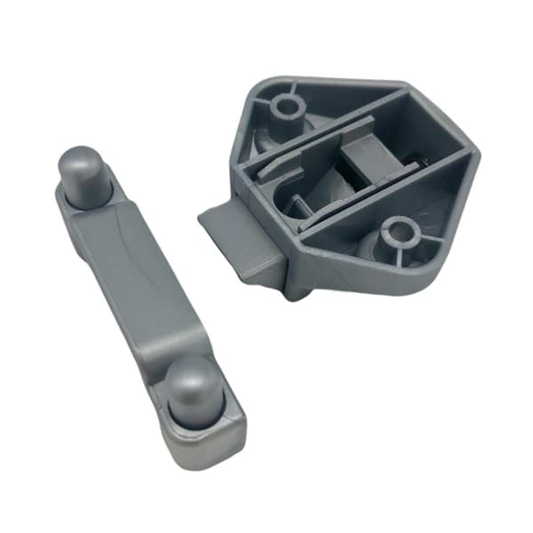 Diameter 20mm Camper Bil Halvmåne Push Lock Rv Caravan Skuffe Lås Knap Lås（krom）