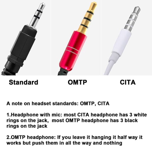 Flyadaptere til hovedtelefoner (3-pak, forgyldt)