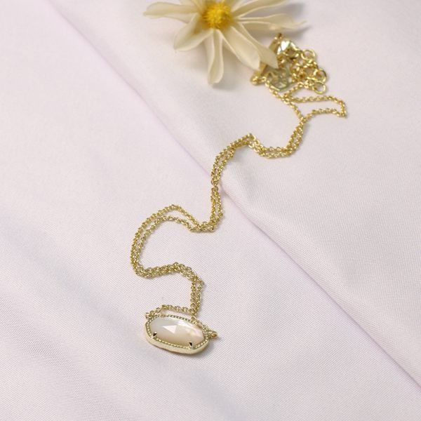 Halsband med hänge för kvinnor, modeaccessoar